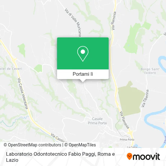 Mappa Laboratorio Odontotecnico Fabio Paggi
