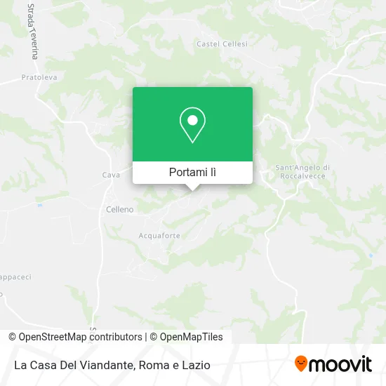 Mappa La Casa Del Viandante