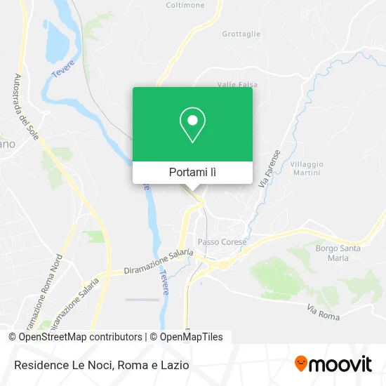 Mappa Residence Le Noci