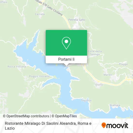 Mappa Ristorante Miralago Di Saolini Aleandra