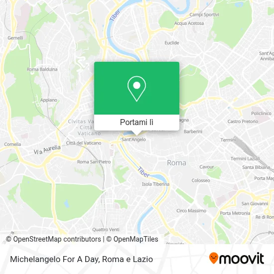 Mappa Michelangelo For A Day