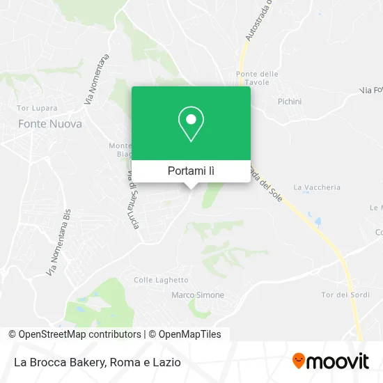 Mappa La Brocca Bakery