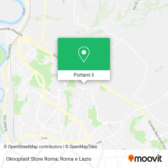Mappa Oknoplast Store Roma