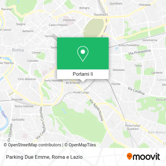 Mappa Parking Due Emme