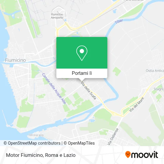 Mappa Motor Fiumicino