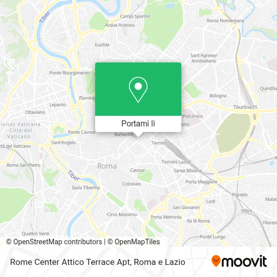 Mappa Rome Center Attico Terrace Apt