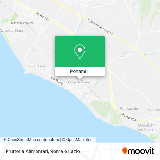 Mappa Frutteria Alimentari