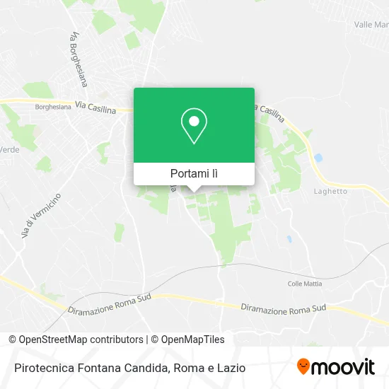 Mappa Pirotecnica Fontana Candida