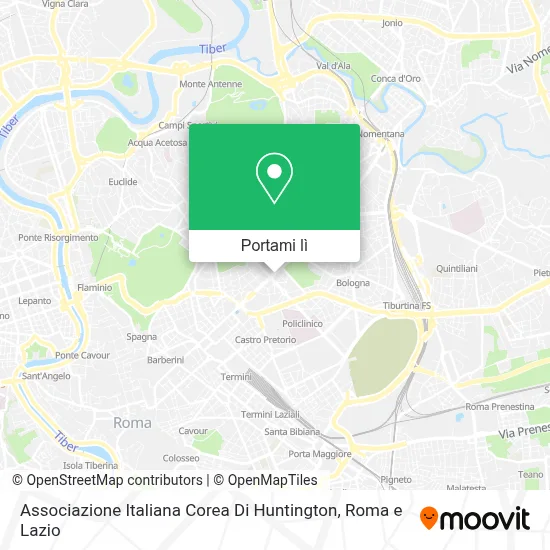 Mappa Associazione Italiana Corea Di Huntington
