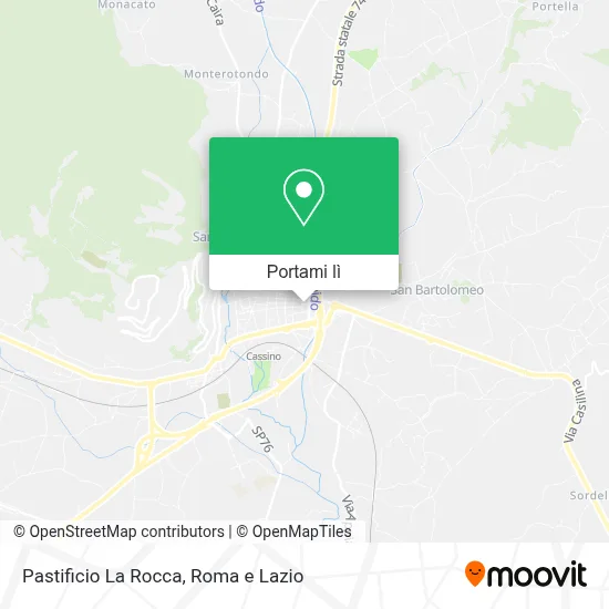 Mappa Pastificio La Rocca