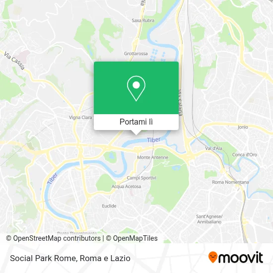 Mappa Social Park Rome