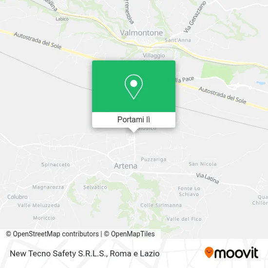 Mappa New Tecno Safety S.R.L.S.
