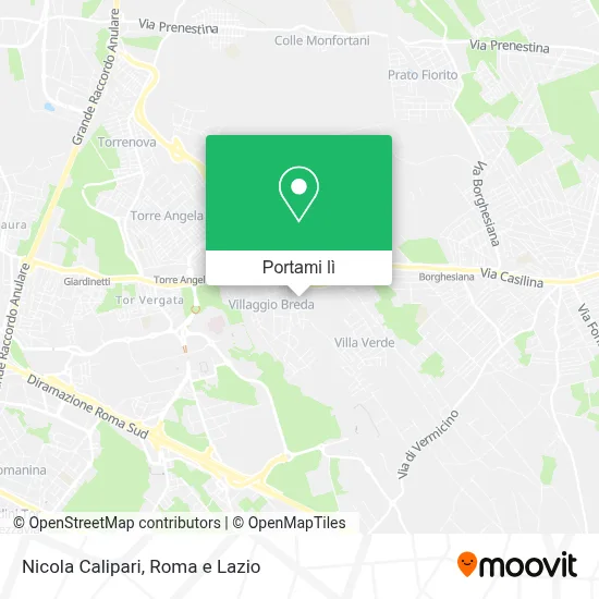 Mappa Nicola Calipari