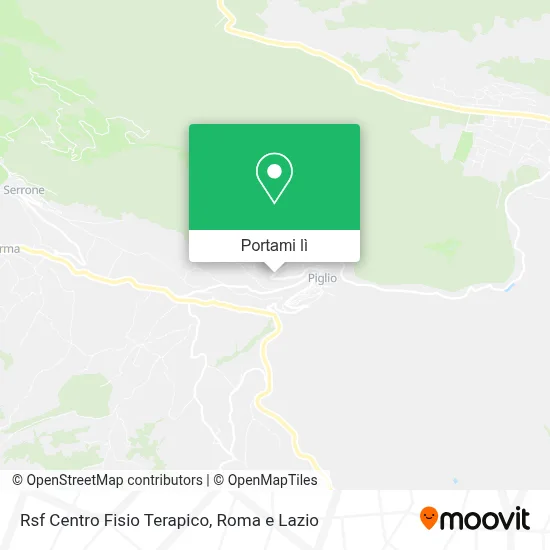 Mappa Rsf Centro Fisio Terapico