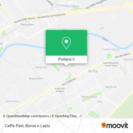 Mappa Caffe Pavi