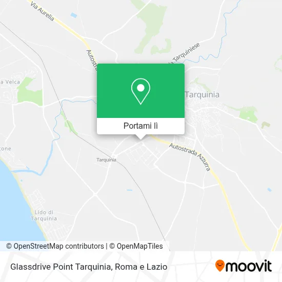 Mappa Glassdrive Point Tarquinia