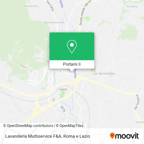 Mappa Lavanderia Multiservice F&A