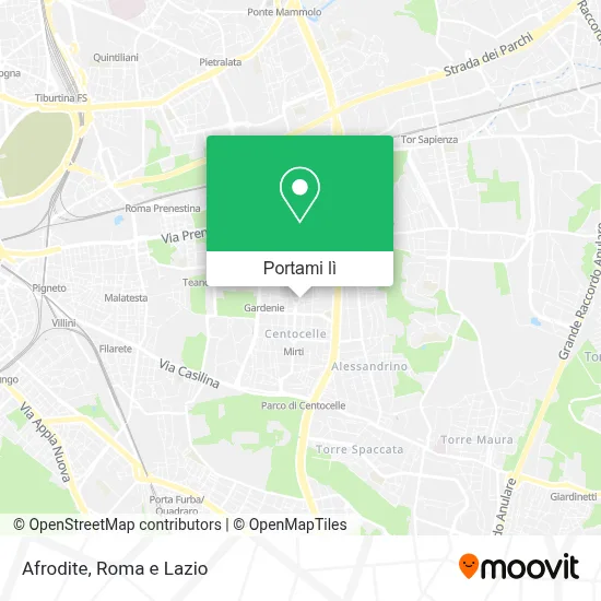 Mappa Afrodite
