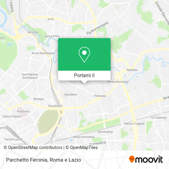 Mappa Parchetto Feronia