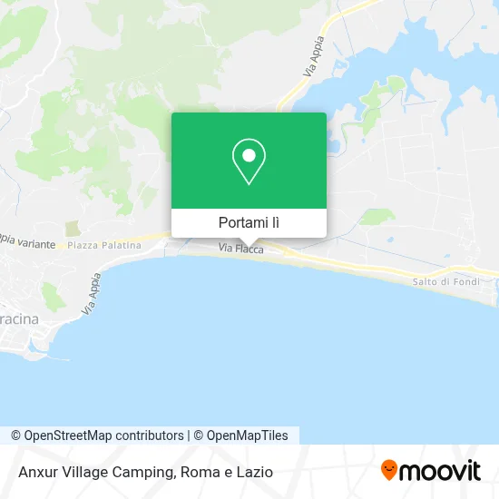 Mappa Anxur Village Camping