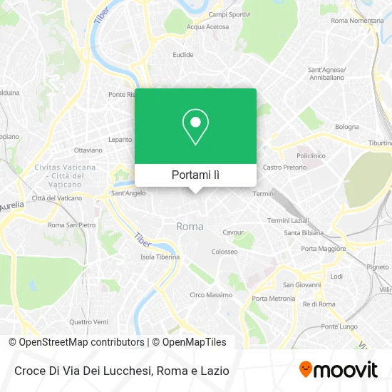 Mappa Croce Di Via Dei Lucchesi