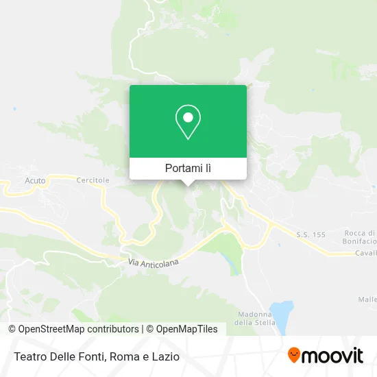 Mappa Teatro Delle Fonti