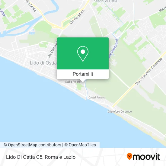Mappa Lido Di Ostia C5