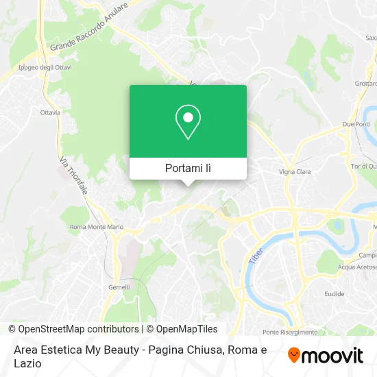 Mappa Area Estetica My Beauty - Pagina Chiusa