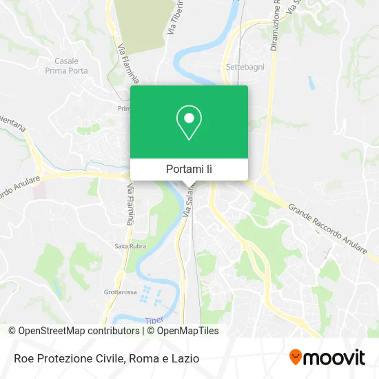 Mappa Roe Protezione Civile