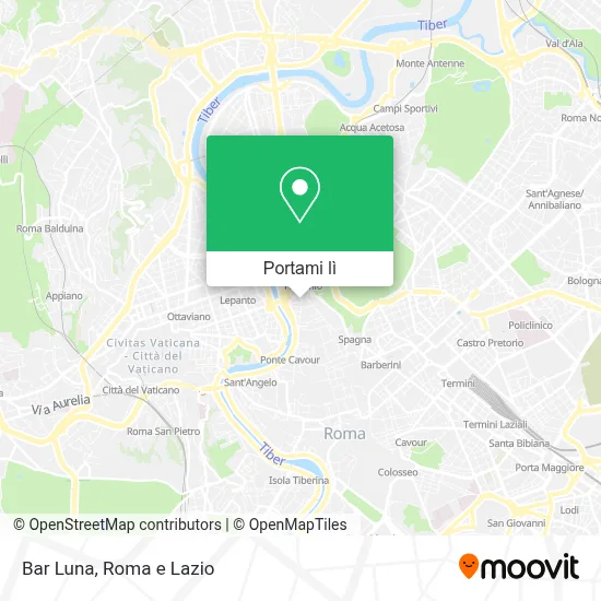 Mappa Bar Luna