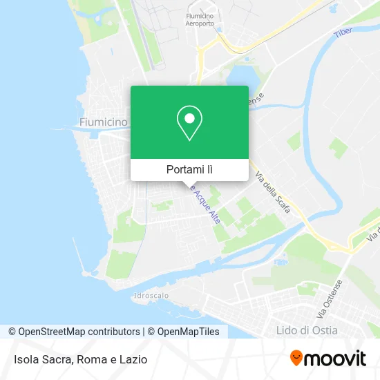 Mappa Isola Sacra