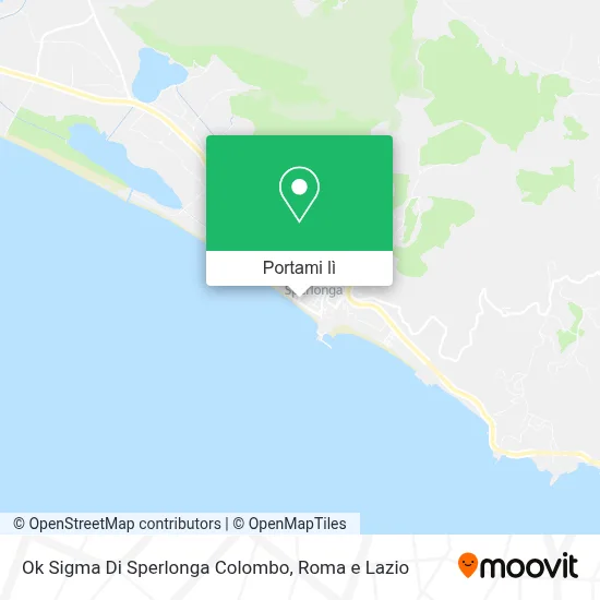 Mappa Ok Sigma Di Sperlonga Colombo