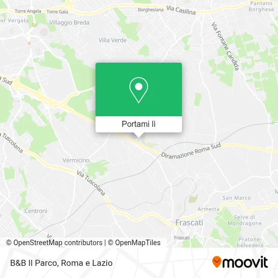 Mappa B&B Il Parco