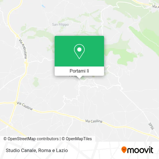 Mappa Studio Canale