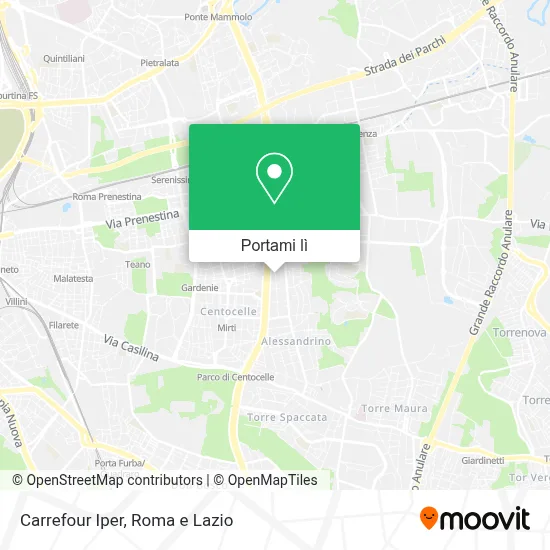 Mappa Carrefour Iper