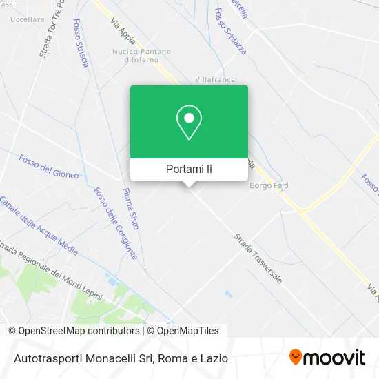 Mappa Autotrasporti Monacelli Srl