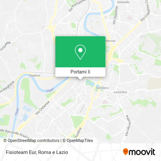Mappa Fisioteam Eur