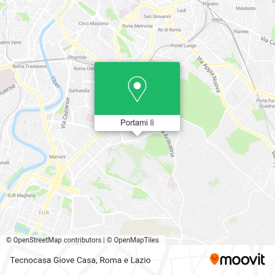 Mappa Tecnocasa Giove Casa