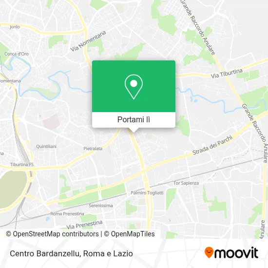 Mappa Centro Bardanzellu