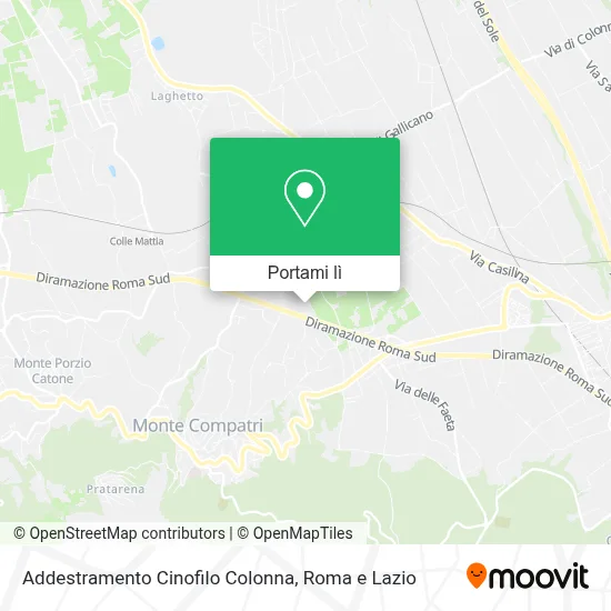 Mappa Addestramento Cinofilo Colonna