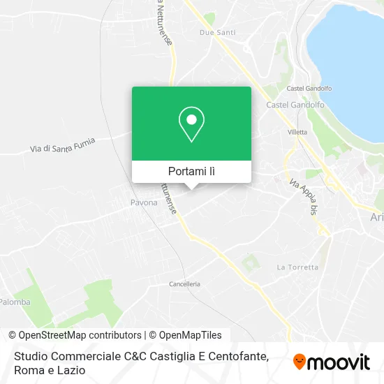Mappa Studio Commerciale C&C Castiglia E Centofante