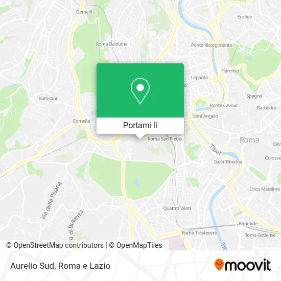 Mappa Aurelio Sud