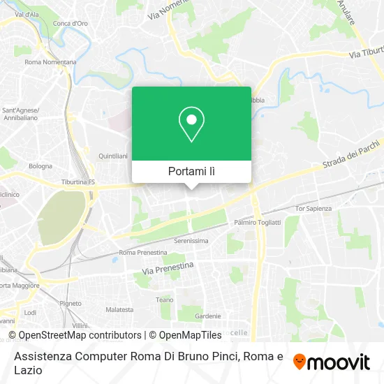 Mappa Assistenza Computer Roma Di Bruno Pinci