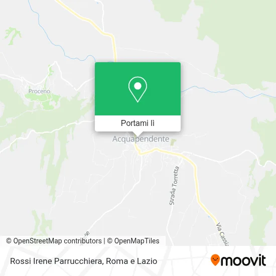 Mappa Rossi Irene Parrucchiera