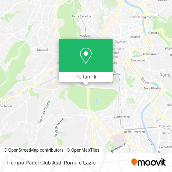 Mappa Tiempo Padel Club Asd