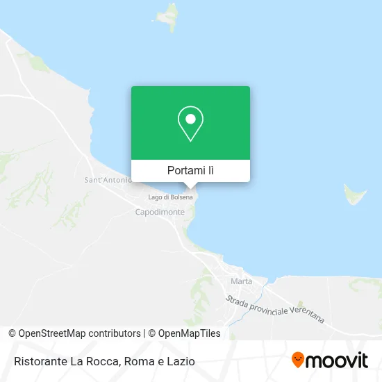 Mappa Ristorante La Rocca