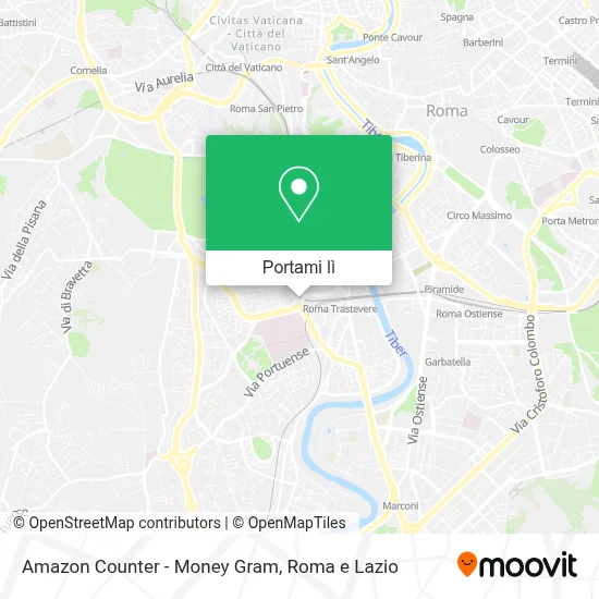 Mappa Amazon Counter - Money Gram
