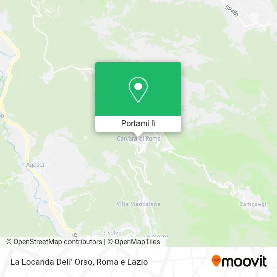 Mappa La Locanda Dell' Orso