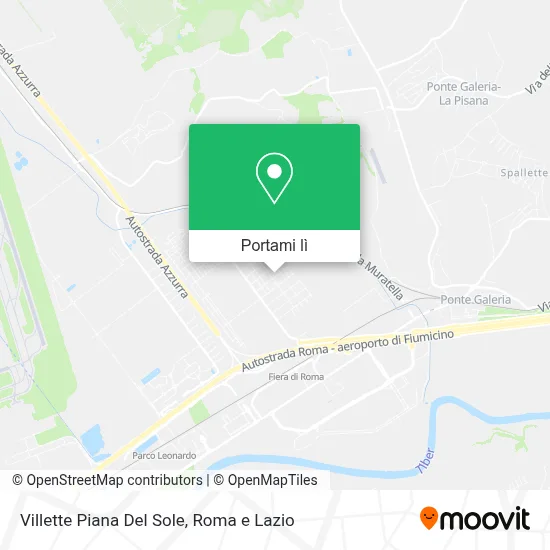 Mappa Villette Piana Del Sole