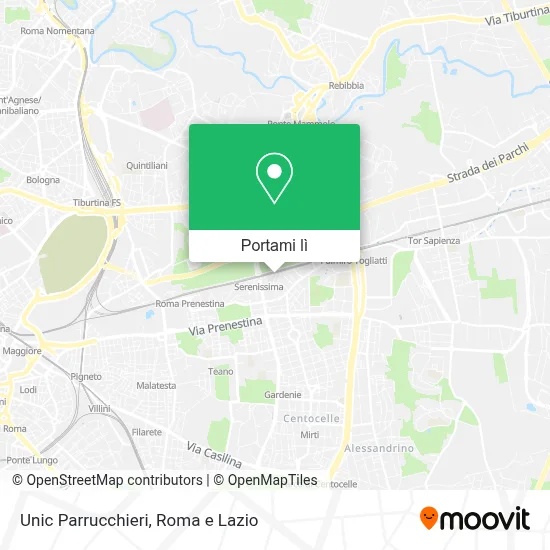 Mappa Unic Parrucchieri
